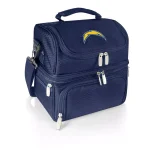 ONIVA Pranzo Los Angeles Chargers Navy Insulated Lunch Bag with Cutlery Set thumbnail 1