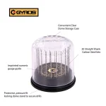 Gyros Carbon Steel Wire Gauge Drill Bit Dome Set, #61 - #80 (20-Piece) thumbnail 2