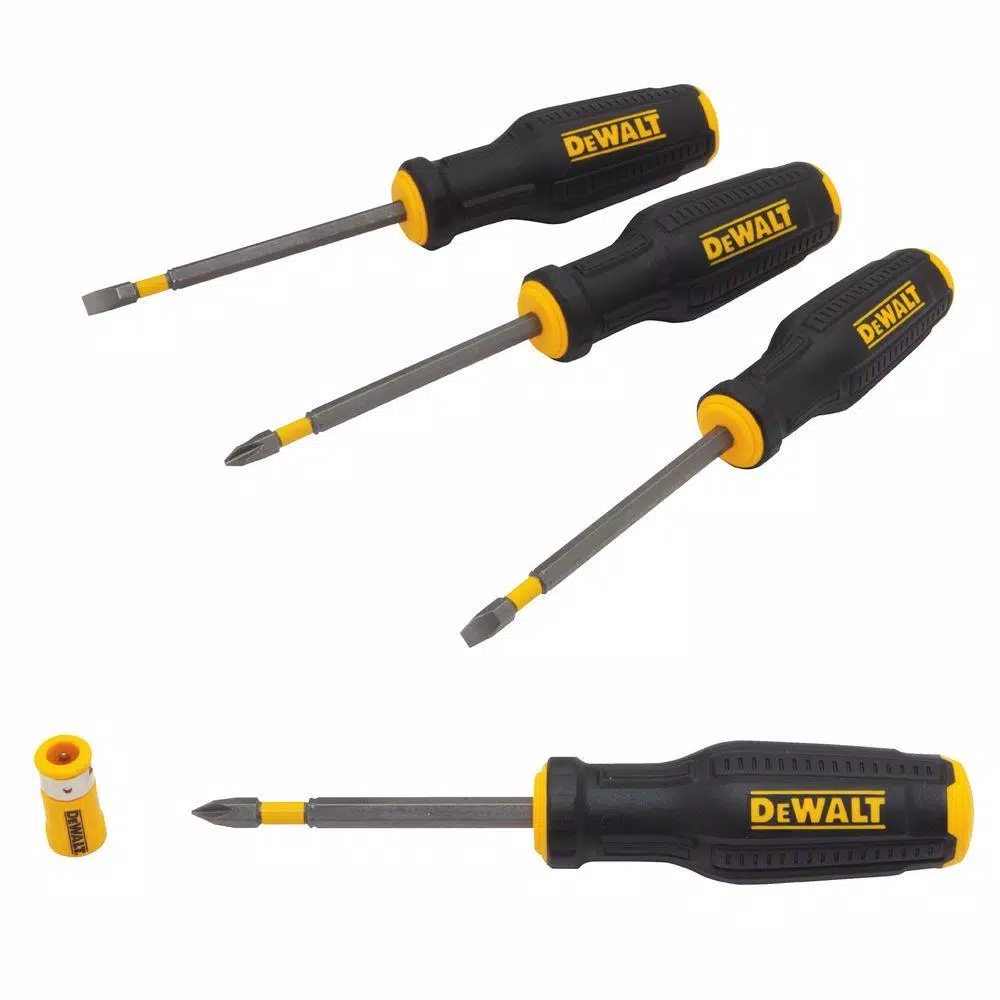 DEWALT MAXFIT 4-Piece Screwdriver Set with 25 ft. Tape Measure Combo Kit