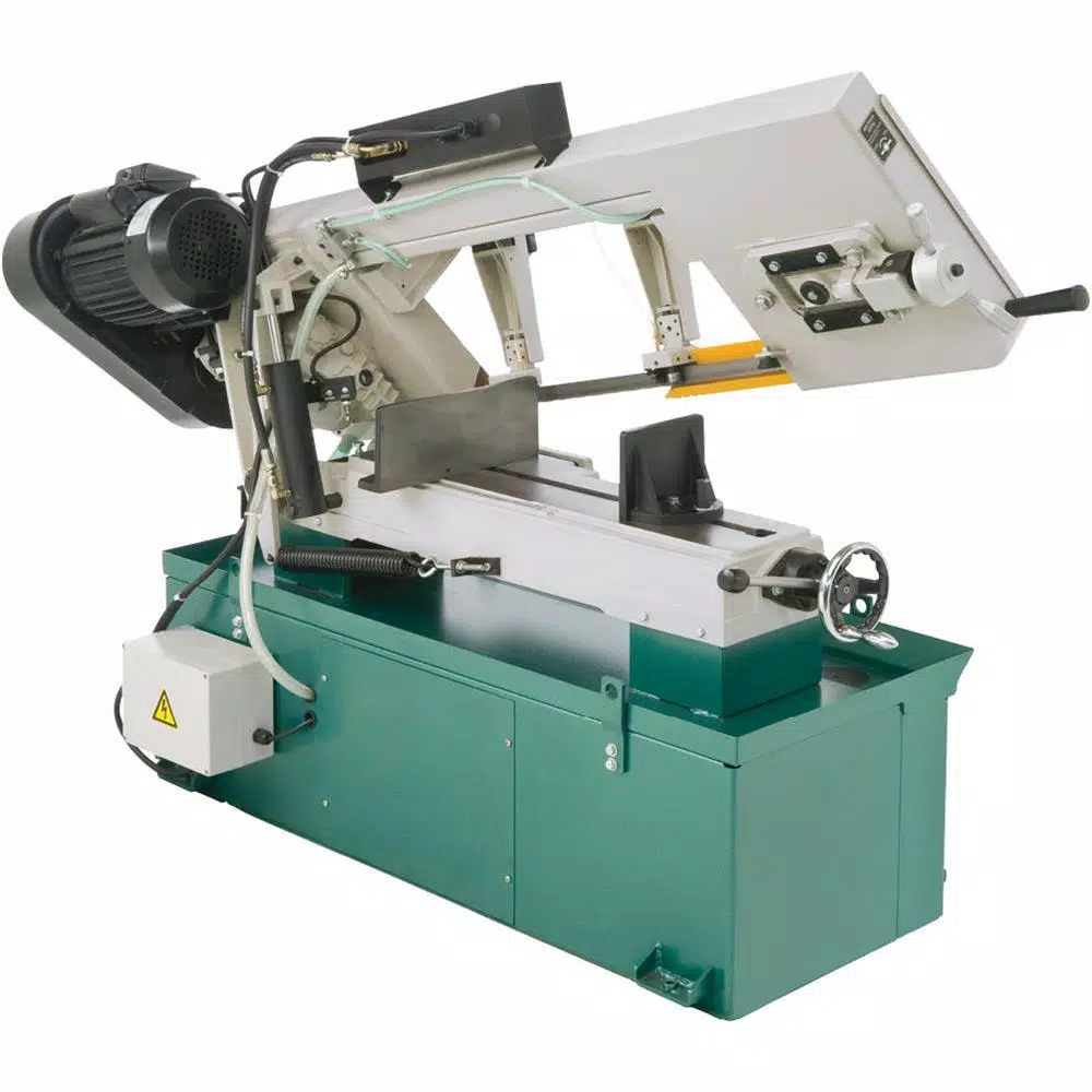Grizzly Industrial 1.5 HP Metal-Cutting Horizontal Bandsaw, 10" x 18" Capacity with Coolant System