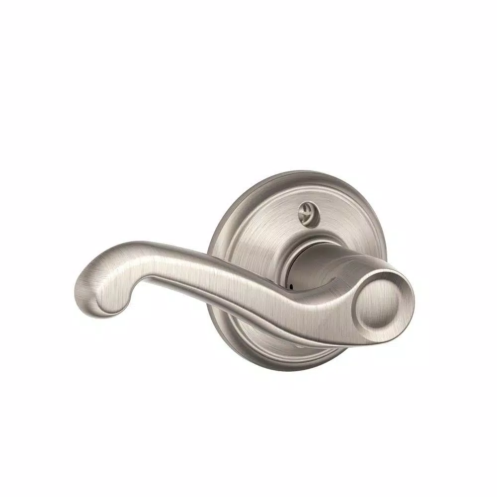 Schlage Sense Smart Deadbolt with Right-Handed Flair Lever Handleset, Satin Nickel