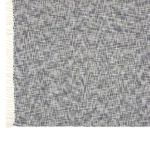 LR Resources Blue Chambray Woven Cotton Throw Blanket with Fringed Edges, 50 x 60 in thumbnail 3