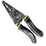 Rack-A-Tiers Croc's Needle Nose Wire Stripper and Cutter with Glow-in-the-Dark Ergonomic Handles thumbnail 1