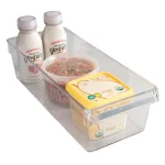 Kitchen Details 2 Pack Large Refrigerator Storage Bins, Clear BPA-Free Plastic Organizers thumbnail 4