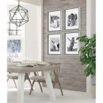 Kate and Laurel Gibson 11 x 14 in. Gallery Wall Picture Frame Set, Matted to 8 x 10 in., Gray and White (Set of 4) thumbnail 6