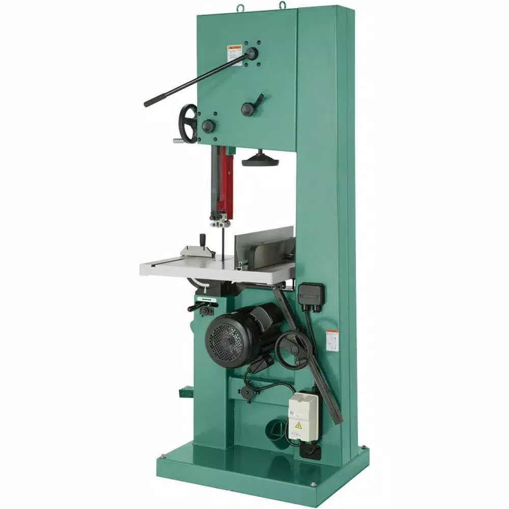 Grizzly Industrial 17-in. Ultimate Vertical Bandsaw with 5 HP Motor and Cast-Iron Table