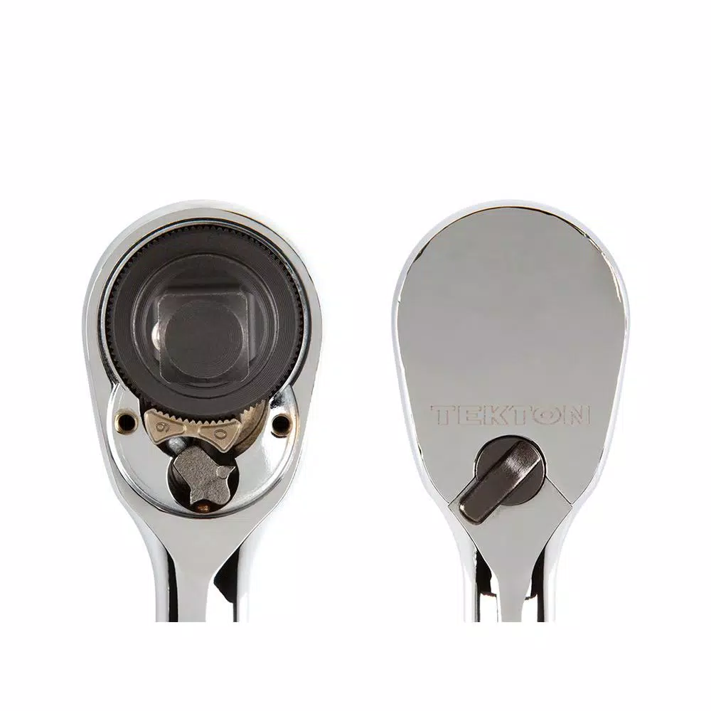 Tekton 3/8 in. Drive x 4-1/2 in. Stubby Ratchet with 90-Tooth Gear