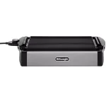 DeLonghi BGR50 2-in-1 Reversible Indoor Countertop Grill and Griddle, 140 sq. in., Stainless Steel thumbnail 1