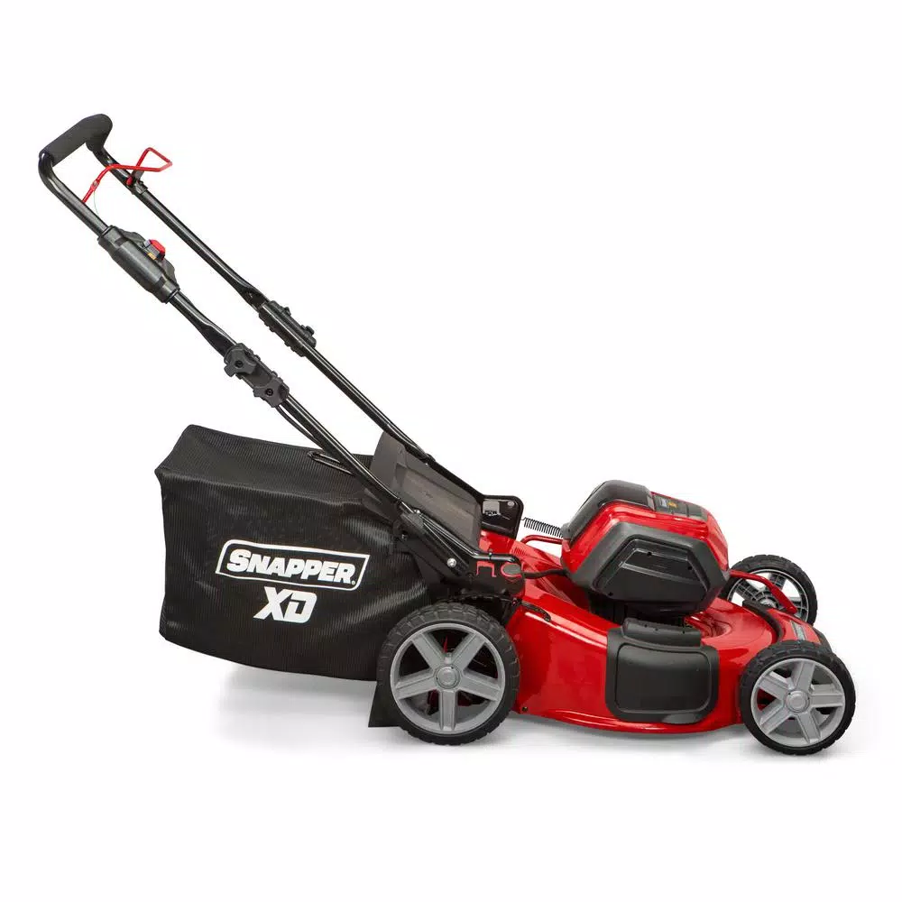 Snapper XD 82V MAX 21 in. Cordless Electric Lawn Mower Kit with (2) 2.0 Ah Batteries and Rapid Charger