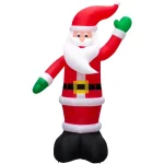 Fraser Hill Farm 20 ft. Pre-Lit Traditional Santa Christmas Inflatable thumbnail 7