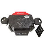 AMERCOOK Lava Stone 1.25 qt. Aluminum Nonstick Casserole Dish with Glass Lid, Gray thumbnail 3