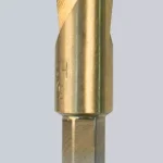 Makita 5/32 in. Titanium Nitride Coated HSS Twist Drill Bit with 1/4 in. Hex Shank thumbnail 5