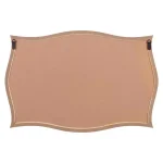 Pinnacle White Scallop Framed Wall Mirror - Distressed Whitewash Solid Wood - 36.75 in. W x 24.25 in. H thumbnail 5