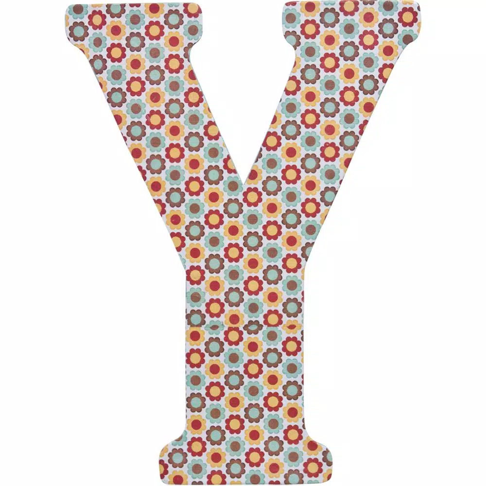 Jeff McWilliams Designs 23 in. Oversized Unfinished Wood Letter Y - Industrial Style Wall Decor