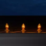 Wintergreen Lighting FlexFilament C9 LED Shatterproof Orange Vintage Edison Replacement Bulbs (5-Pack) thumbnail 4