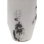 LITTON LANE Black and White Stoneware Floor Vase - 40 Inch Textured Decorative Ceramic Vase thumbnail 4