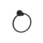 Glacier Bay Lucien Matte Black Towel Ring thumbnail 1