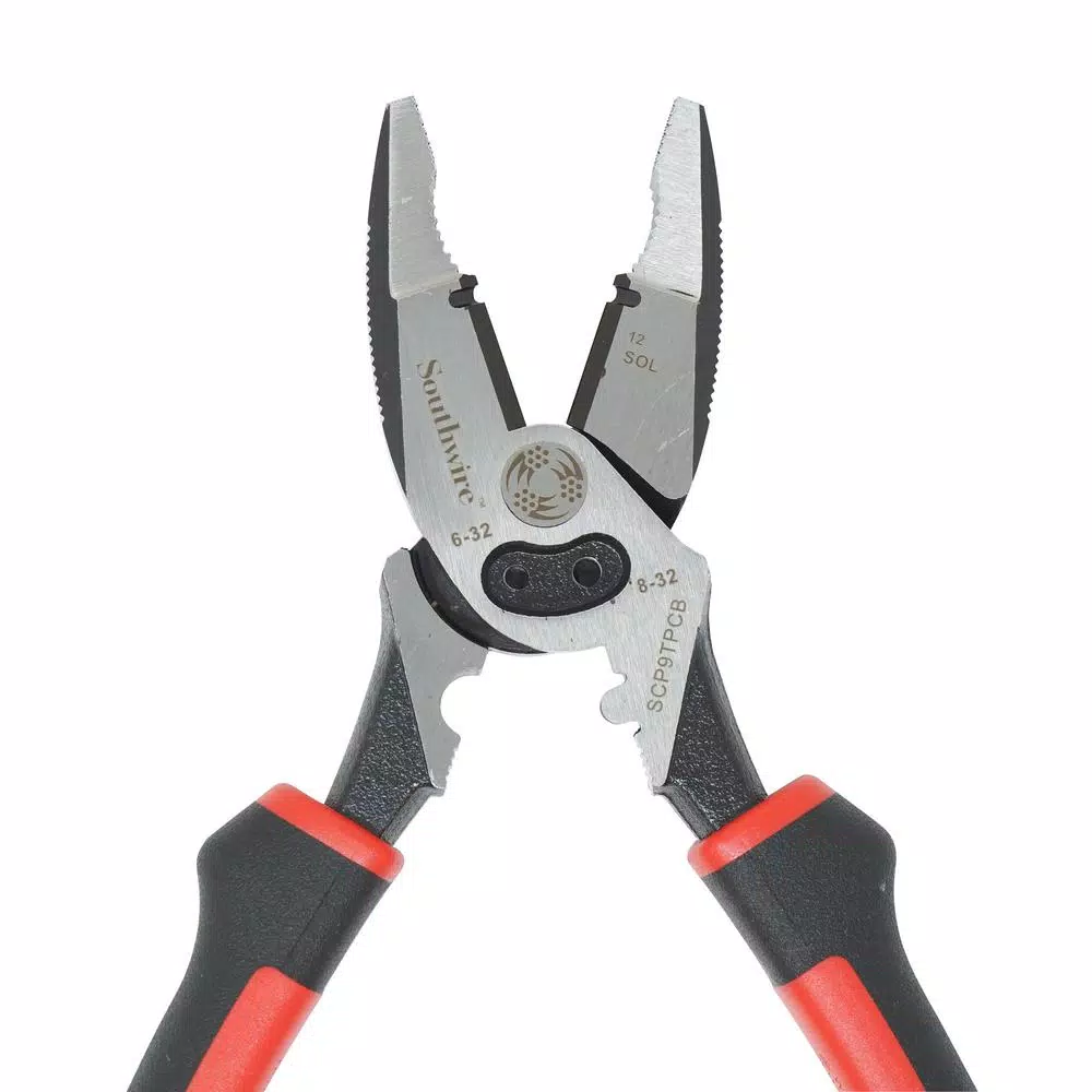 Southwire SCP9TPCB 9 in. Side-Cutting Combination Pliers Multi-Tool