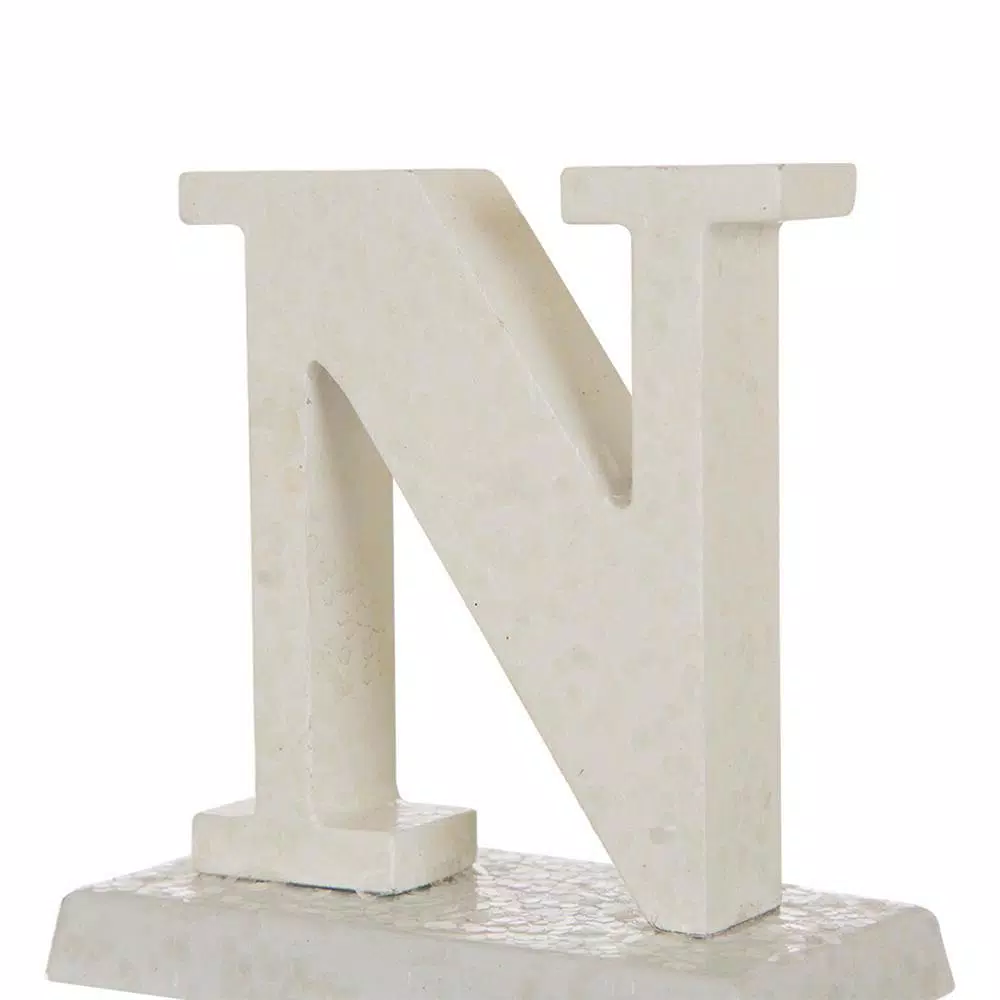 Glitzhome NOEL Wooden and Metal Christmas Stocking Holders, Set of 4