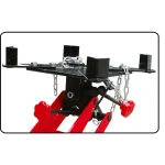 Big Red 1,000 lb. Roll-Under Transmission Jack with Hydraulic Lift thumbnail 3