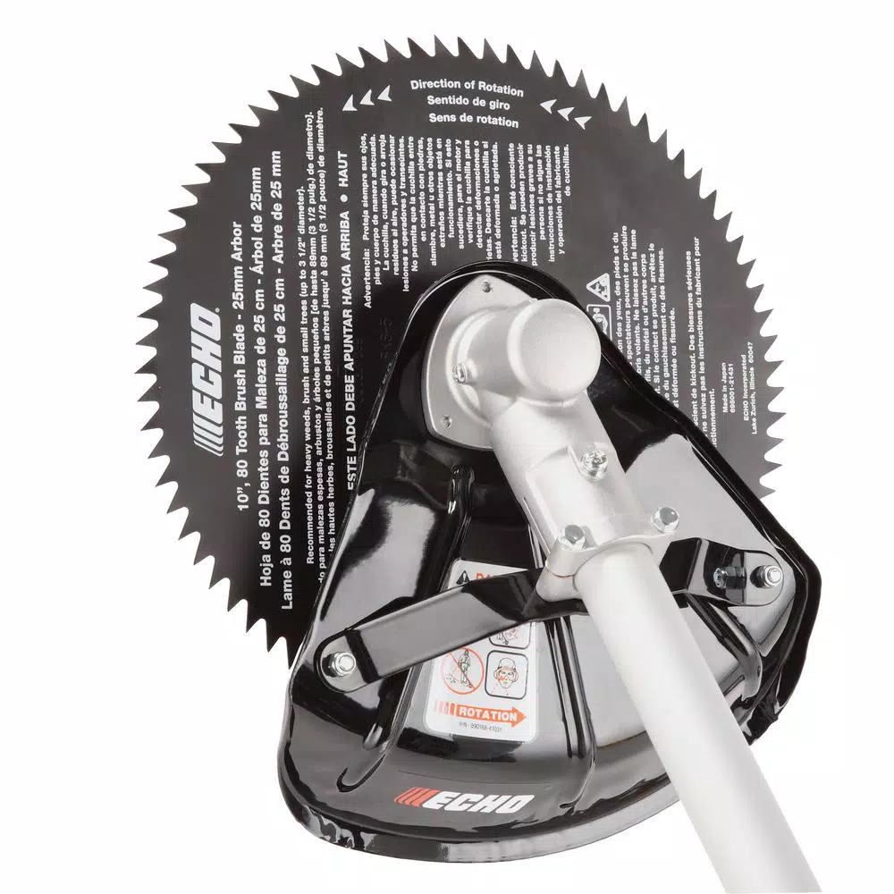 ECHO SRM-410U 42.7 cc Gas 2-Stroke Brush Cutter with 10 in. Blade