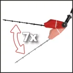 Einhell PXC 18V Cordless 18 in. Telescoping Pole Hedge Trimmer, 0.5 in. Cutting Diameter (Tool Only) thumbnail 7