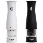 Ozeri Artesio Electric Salt and Pepper Grinder Set, BPA-Free Ceramic Burr Mills with Built-in Light thumbnail 1