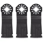 Bosch 1-1/4 in. Bi-Metal Precision Japanese Tooth Oscillating Tool Blades for Hardwood, 3-Pack thumbnail 1