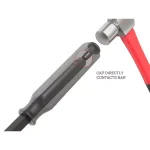 TEKTON 25 in. Angled Tip Pry Bar with Steel Striking Cap thumbnail 9