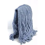 Kleen Handler Heavy Duty Commercial String Mop Refill, Blue Cotton Looped End, 3-Pack thumbnail 2