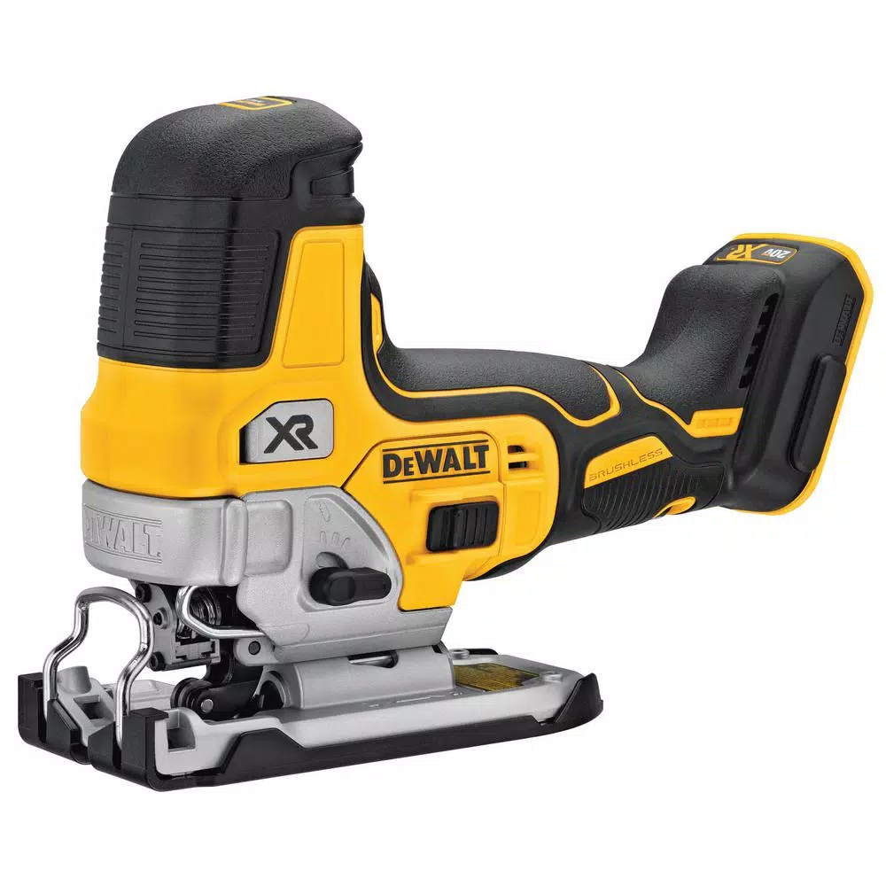 DEWALT 20V MAX XR Brushless Cordless Barrel Grip Jigsaw Kit with (2) 5.0Ah Batteries & Charger
