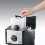 DeLonghi De'Longhi EC155 15-Bar Espresso and Cappuccino Maker, Black and Silver thumbnail 3