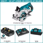 Makita X2 LXT 36V Brushless 7-1/4 in. Rear Handle Circular Saw Kit with 2 5.0Ah Batteries thumbnail 2