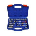 Best Value 27-Piece 3/8 in. Drive Metric Socket Set with Ratchet and Blow Mold Case thumbnail 1