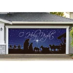 My Door Decor Nativity O'Holy Night 7 ft. x 16 ft. Christmas Garage Door Mural thumbnail 2
