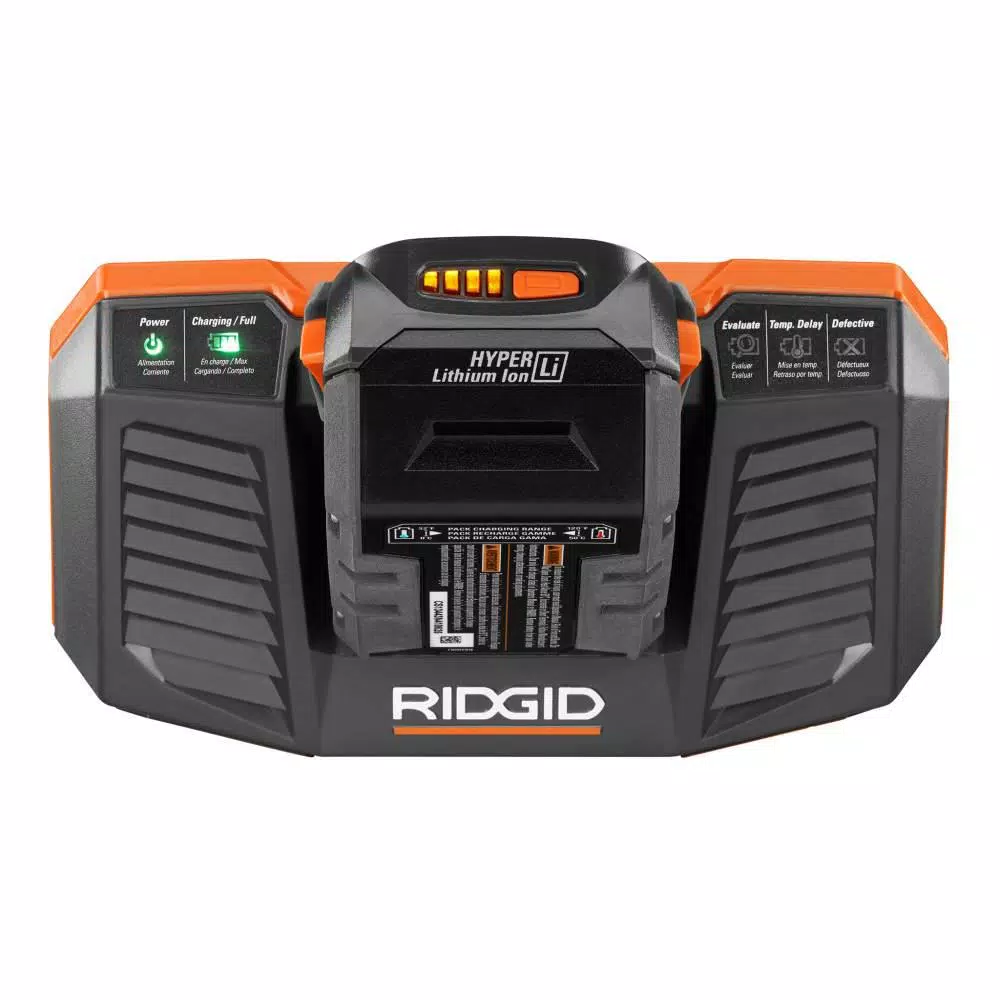 RIDGID 18V Lithium-Ion 2.0 Ah Battery and Charger Kit