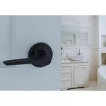 Copper Creek Zane Contemporary Black Passage Lever - Modern Interior Door Hardware thumbnail 5