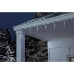 LightShow ColorMotion 24-Light White LED Icicle Christmas String Lights, 8 Effects, Outdoor/Indoor thumbnail 2