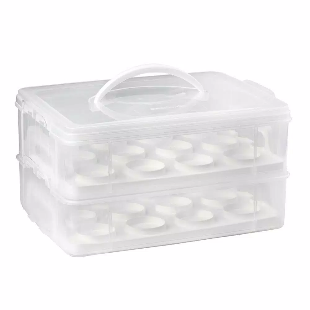Snapware Snap N Stack 2-Layer Cupcake and Dessert Carrier
