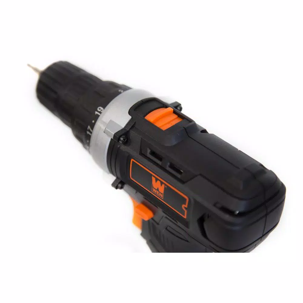WEN 20V MAX Lithium-Ion Cordless 3/8 in. Drill/Driver Kit with Bits and Carrying Bag