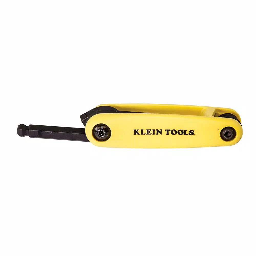 Klein Tools 70571 Grip-It Ball Hex Key Set, 5-Piece SAE