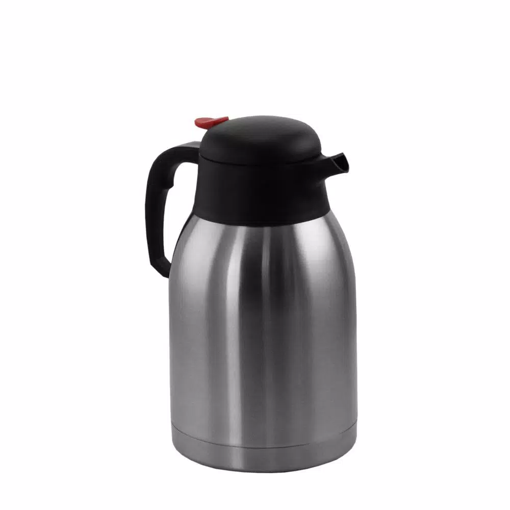 MegaChef 64 fl. oz. Stainless Steel Thermal Beverage Carafe with Insulated Locking Lid