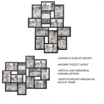 Lavish Home 12-Opening Black Matte Collage Picture Frame, 4 x 6 in. Photo Display thumbnail 3