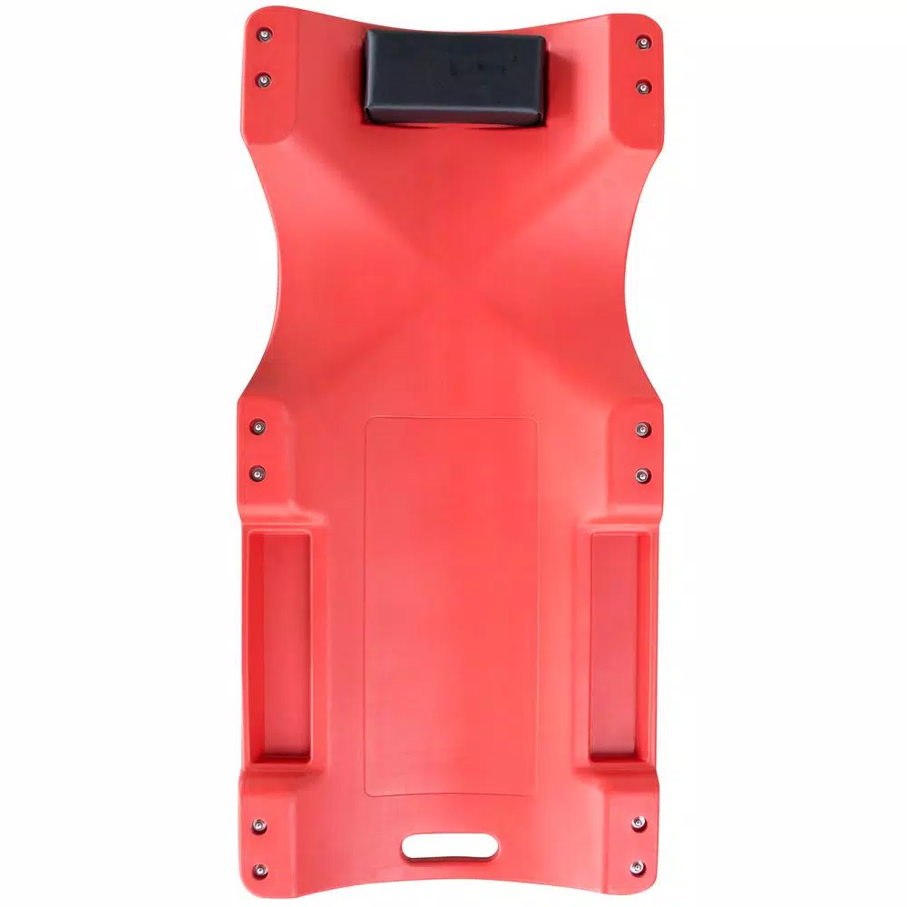 Black Bull 40 in. 6-Wheel Molded Plastic Creeper, Low Profile
