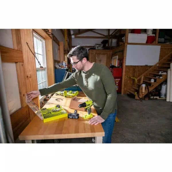 RYOBI 90-Piece Drill and Drive Bit Set with Carrying Case