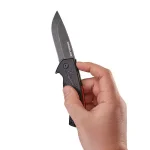 Milwaukee Hardline 3 in. D2 Steel Smooth Blade Folding Pocket Knife thumbnail 6