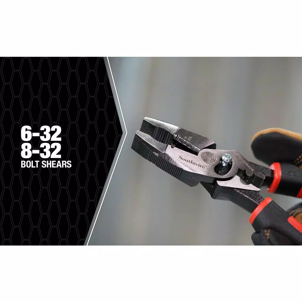 Southwire SCP9TPCB 9 in. Side-Cutting Combination Pliers Multi-Tool