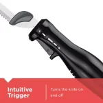 BLACK+DECKER 9 in. Comfort Grip Electric Knife, Black thumbnail 2