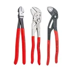 KNIPEX 3-Piece 10 in. Mixed Pliers Set - Cobra, Pliers Wrench, and H Leverage Diagonal Cutters thumbnail 1