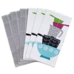 RITZ T-fal Multicolor Kitchen Dish Towel Set, Cotton Print and Woven (Set of 6) thumbnail 1